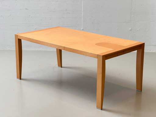 Extendable designer dining table by Chi Wing Lo for Giorgetti, Italy, 1990s