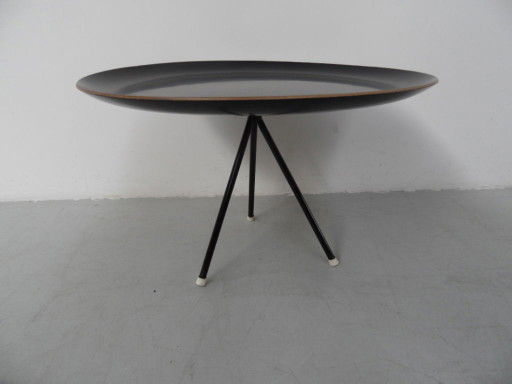 Mesa auxiliar vintage redonda
