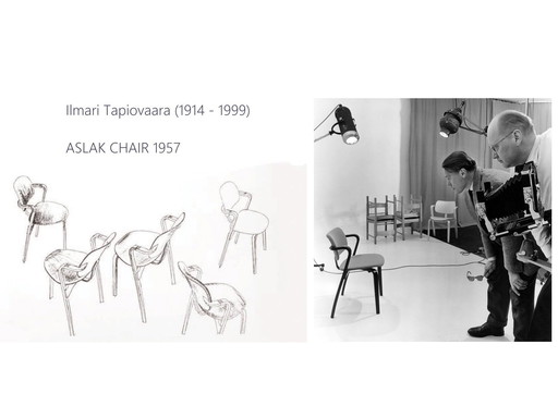 Original Asko Ilmari Tapiovaara Aslak Chair 1946 FIN 70s Chair Orange Artek
