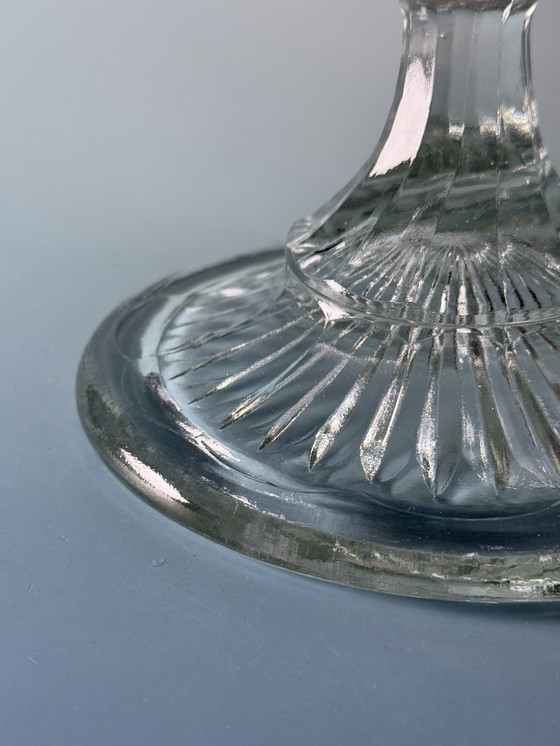 Image 1 of Verreries de Scailmont - Große Schale auf einem Fuß. Circa 1930er Jahre