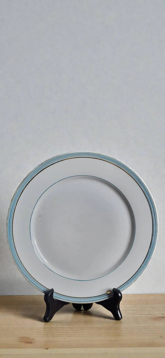 6 Parijse porseleinen dinerborden – Servies, Porcelain (photo 3 of 8)