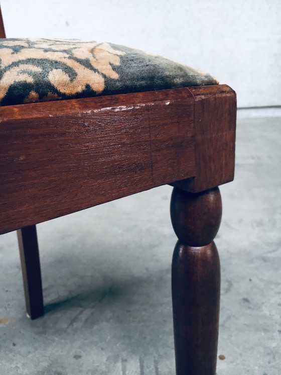 Image 1 of Chaise de salle à manger hollandaise moderne Haagsche School, Pays-Bas des années 1930