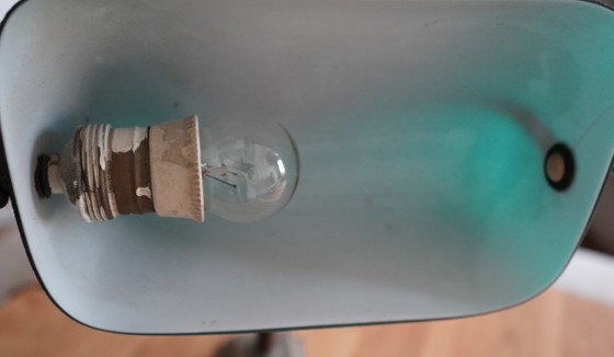 Image 1 of Art Deco Table Lamp ASTAX / Vintage Banker's Lamp / Classic Desk Lamp / Notary Lamp