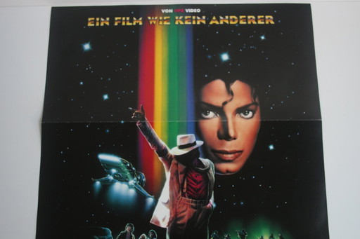 Affiche de film recto-verso - Michael Jackson : Moonwalker, 1989