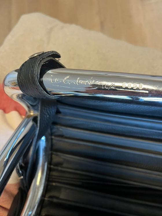 Image 1 of Chaise longue originale Cassina LC4 di Le Corbusier / Perriand / Jeanneret – 1978, numero di serie 6898, ristampa rinnovata