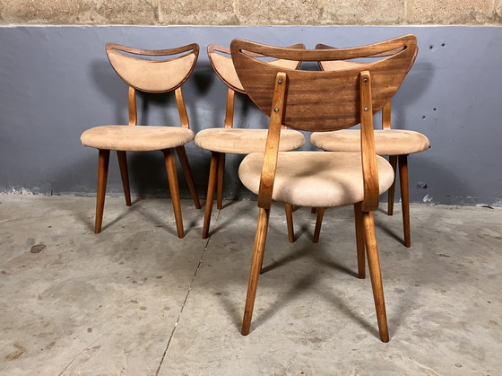 Image 1 of Vintage chairs 4 Mid - Century