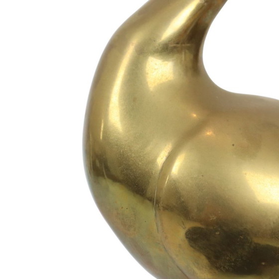 Large Brass Crane Bird XL Hollywood Regency Design 61cm – Decorative Objects (photo 14 of 15)