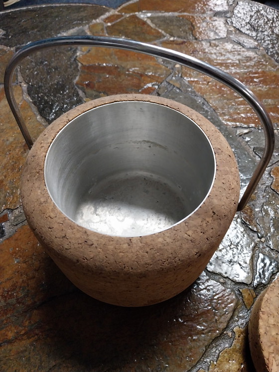 Image 1 of 1 x 1970's Cork Ice Bucket. Signe Persson Melin BodalNova Sweden