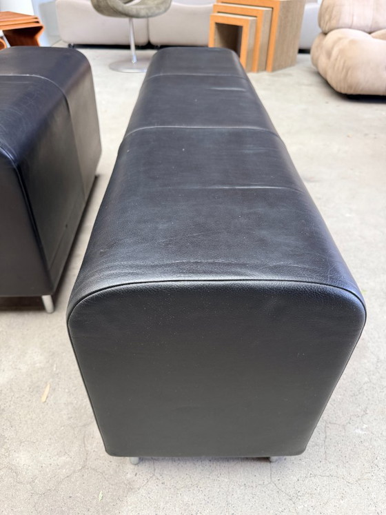Vitra Jasper Morrison Hocker (Klein) – Hockers en poefs, Leather, Chrome (photo 9 of 14)