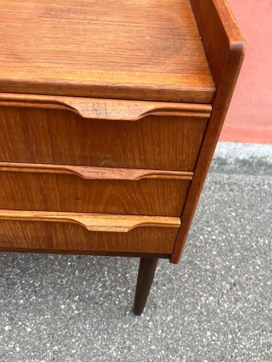 Image 1 of Cassettiera/comodino vintage danese in teak, anni '60