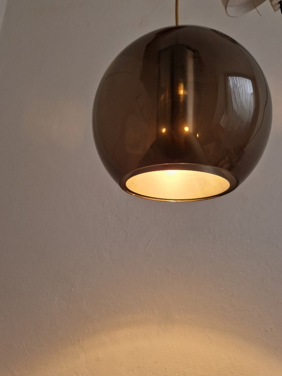 Image 1 of Lampe à suspension vintage Raak Amsterdam Globe design de l'ère spatiale