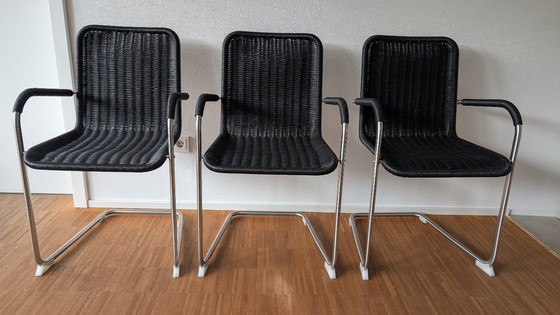 Image 1 of 6x Tecta H2E Freischwinger – Design Klassiker