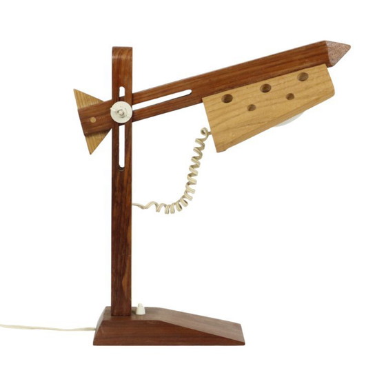 Image 1 of Unique Wooden Lamp