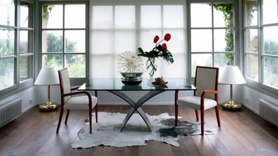 Valenti Tijera Table – Dining tables, Glass, Metal (photo 10 of 10)