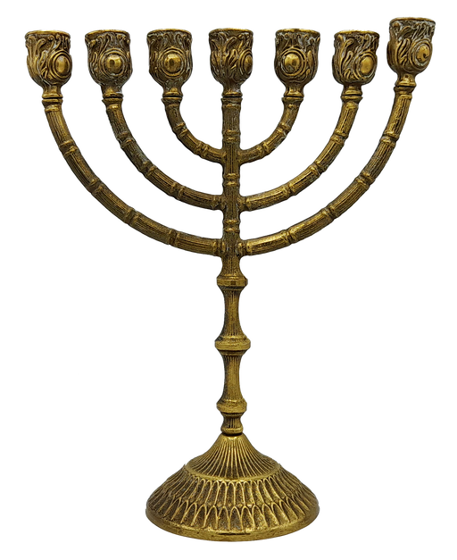 Bronze Menorah XL candlestick