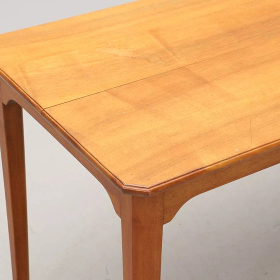 Image 1 of Vintage Scandinavian walnut coffee table by Carl Malmsten - Sweden - 1960s