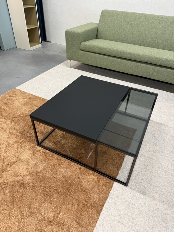 Rolf Benz 985 253 Coffee Table Oak Black Glass – Wood, Modern (photo 3 of 8)