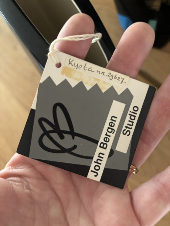 Image 1 of 2x John Bergen vases – vintage – with label