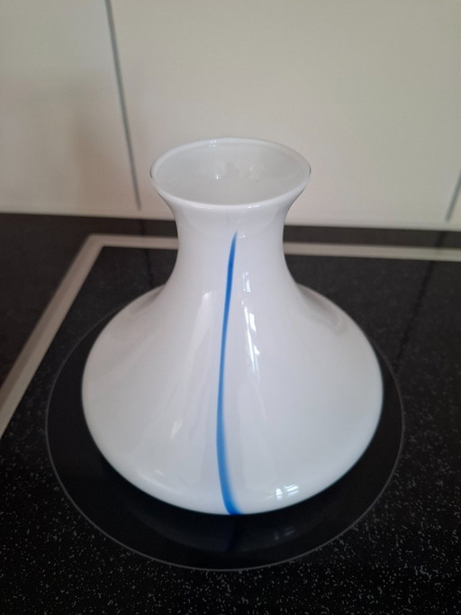 Hans Jürgen Richartz – Postmodern Studio Glass Set (Vase & Bowl) – Mathildenhütte Solingen, 1980s – Mint (photo 2 of 5)