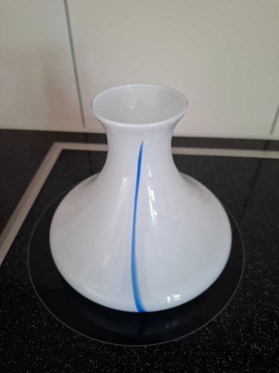 Hans Jürgen Richartz – Postmodern Studio Glass Set (Vase & Bowl) – Mathildenhütte Solingen, 1980s – Mint (photo 2 of 5)