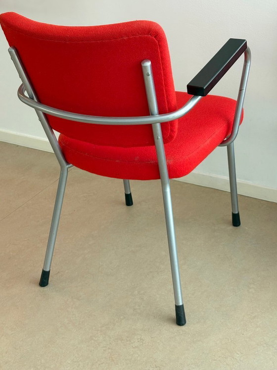 Image 1 of Gispen | armstoel nr 352 / 1271 | Ch. Hoffman | Kvadrat Tonus | bureaustoel | rood 