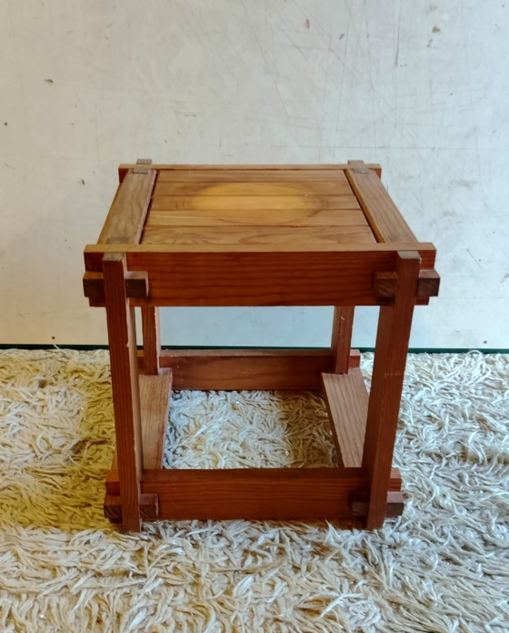 Massief Houten Salontafel - Midden 20e Eeuw – Wood (photo 4 of 6)