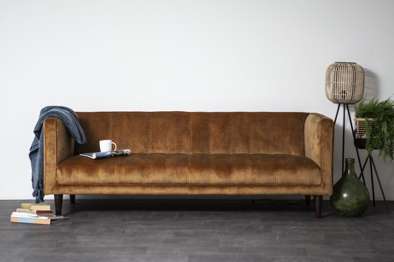 Image 1 of Bank Siem Sevn 4 posti - colore cognac