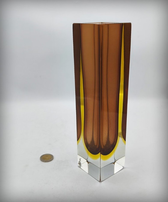Image 1 of XXL Sommerso Vase By Flavio Poli, Murano, Italy, 1950s