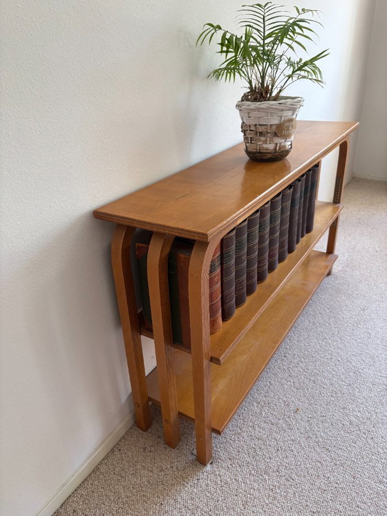 Image 1 of Originele Finse Berken Stellingkast Van Arvo Aalto (Ontwerp 1933)