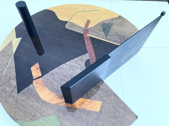 Image 1 of Tavolino italiano postmoderno nello stile di Carlo Malnati anni '80-'90