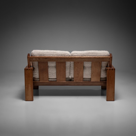‘Bonanza’ 2-zitsbank van Esko Pajamies voor Asko, Finland, jaren 60 – 2 zitsbanken, Wood, Wool (photo 4 of 13)