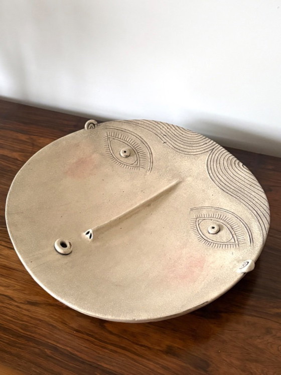 Grande piatto originale di Guy Routledge - Arte Ceramica – Sculture (photo 10 of 11)