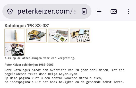 Dipinto a olio 'Uitgemaakt' Peter Keizer – Dipinti e disegni, Tela (photo 4 of 5)