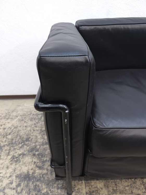 Image 1 of Divano in pelle a tre posti Cassina LC2, Le Corbusier Perriand