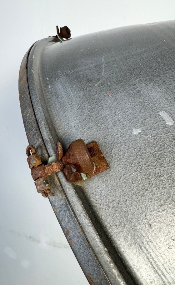 Image 1 of Large Vintage Industrial Aluminium Factory Wall Spotlight, 1970s