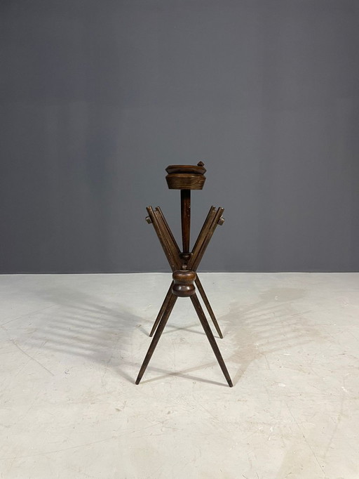 Revistero vintage francés de haya, años 60