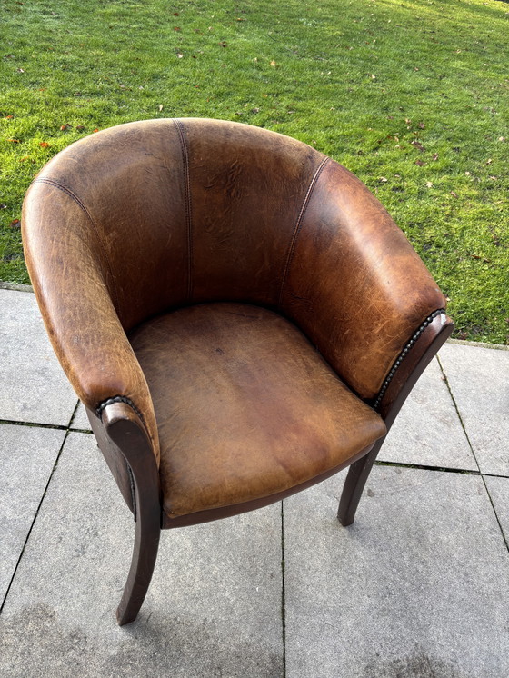 Image 1 of Lammfell-Schlauchstuhl