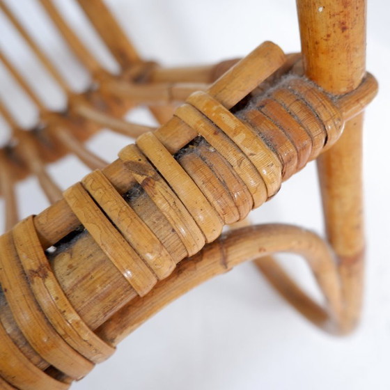 Image 1 of Portariviste vintage in rattan, Paesi Bassi, anni '60