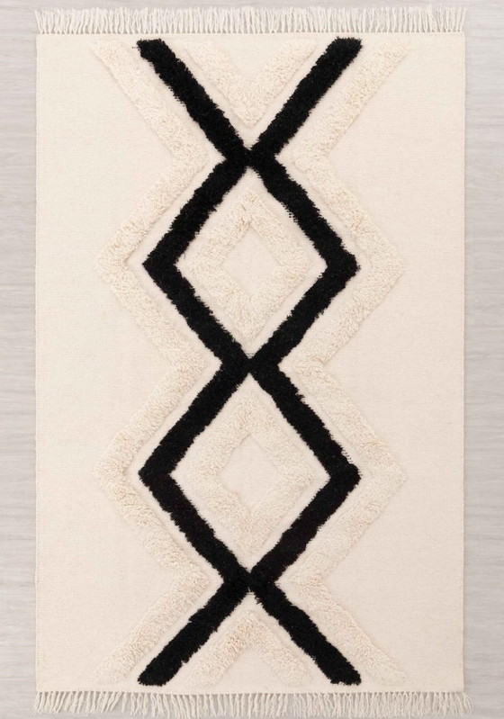 Image 1 of Tapis marocain ambachtelijk en laine 200cmx150cm