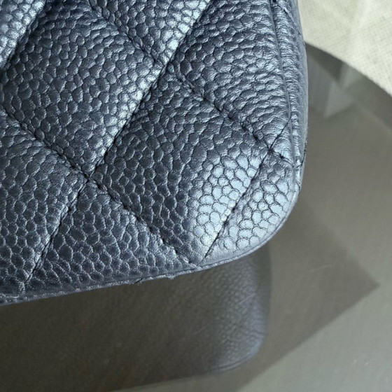 Image 1 of Borsa Chanel Classic Flap Mini - Caviar 20CM trapuntata nera con finiture dorate Serie 20