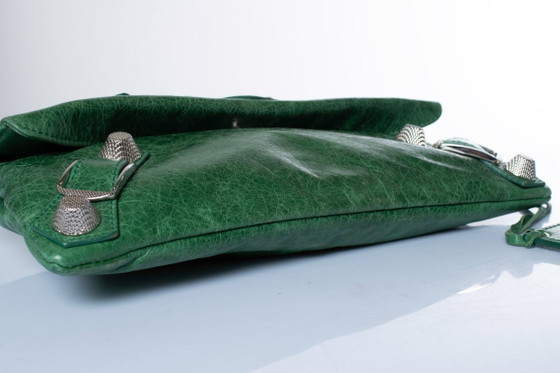 Balenciaga, groene leren city clutch – Clutches, Calfskin (photo 13 of 13)