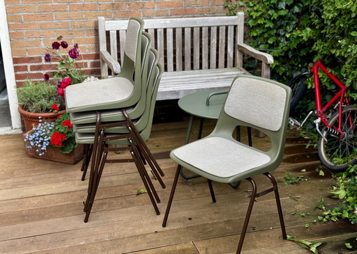 9 pezzi Marko Vintage 70/80s design chairs by Jac Vogels