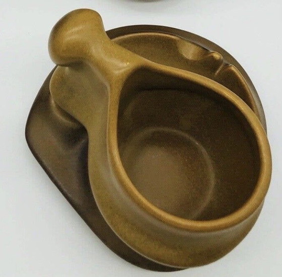 Image 1 of Vajilla moderna de mediados de siglo del taller de cerámica Faianta Sighişoara, Transilvania (Rumania), alrededor de 1970