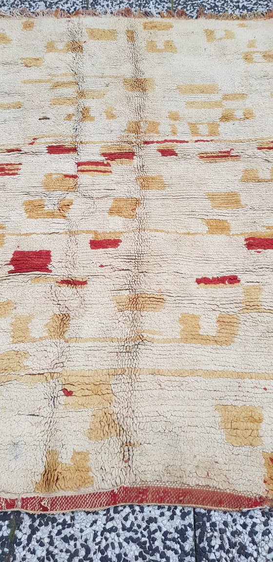 Image 1 of Handgeknoopt Berber kleed wol 199x165cm