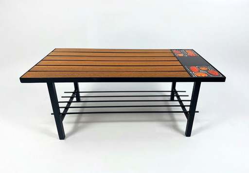 table basse française de style milieu du siècle, années 1960