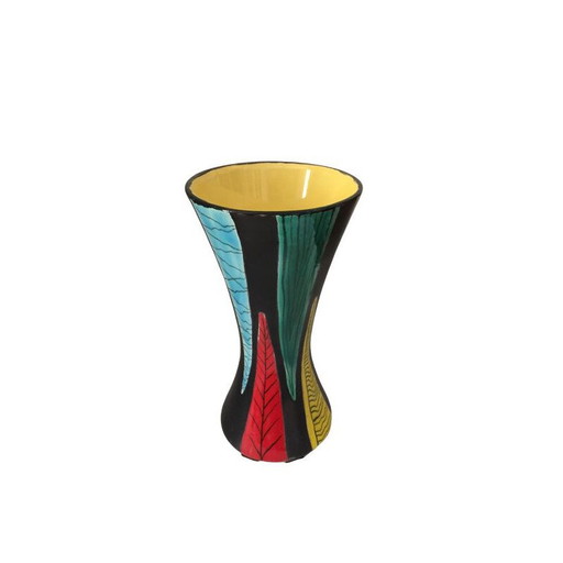Vase aus glasierter Keramik von Gabriel Formaintraux