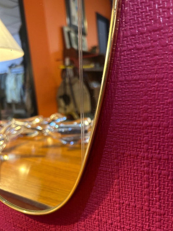 Image 1 of Messing spiegel achteruitkijkspiegel