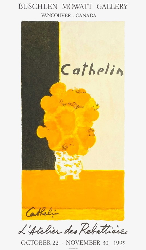 Bernard CATHELIN Expo 95 - Buchlen Mowatt - Vancouver Signed original poster 199