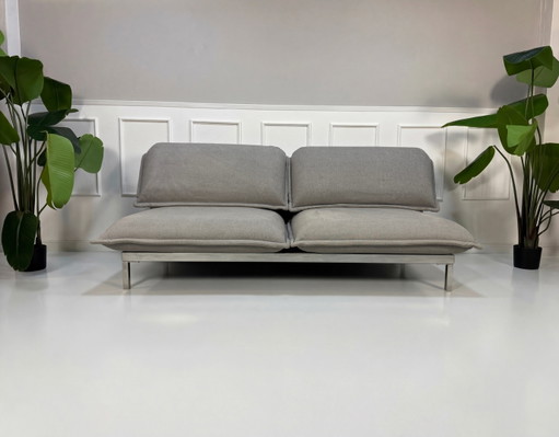 Rolf Benz Nova Designbank Grau Bank Schlaffunktion