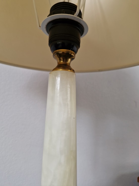 Onyx lamp – Table lamps, Metal, Stone (photo 5 of 7)